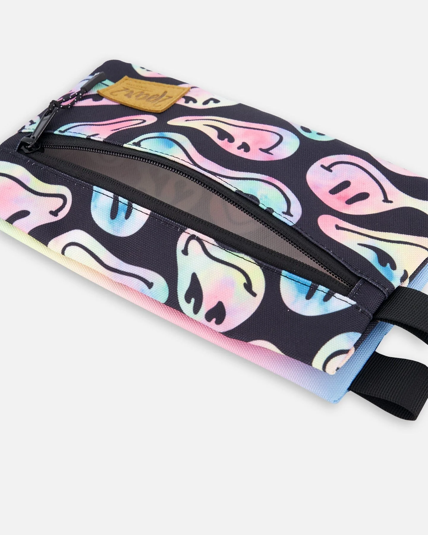 Double Pencil Case Smiley Face Girl - Image 3