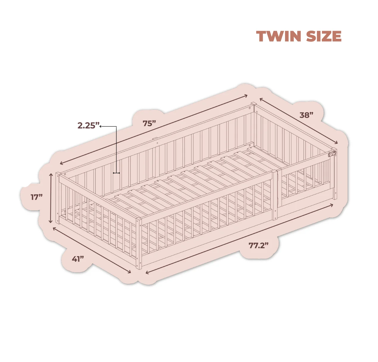 Dream Raft Floor Bed (CA) - Image 6