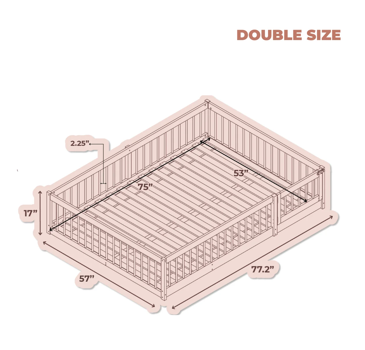 Dream Raft Floor Bed (CA) - Image 7