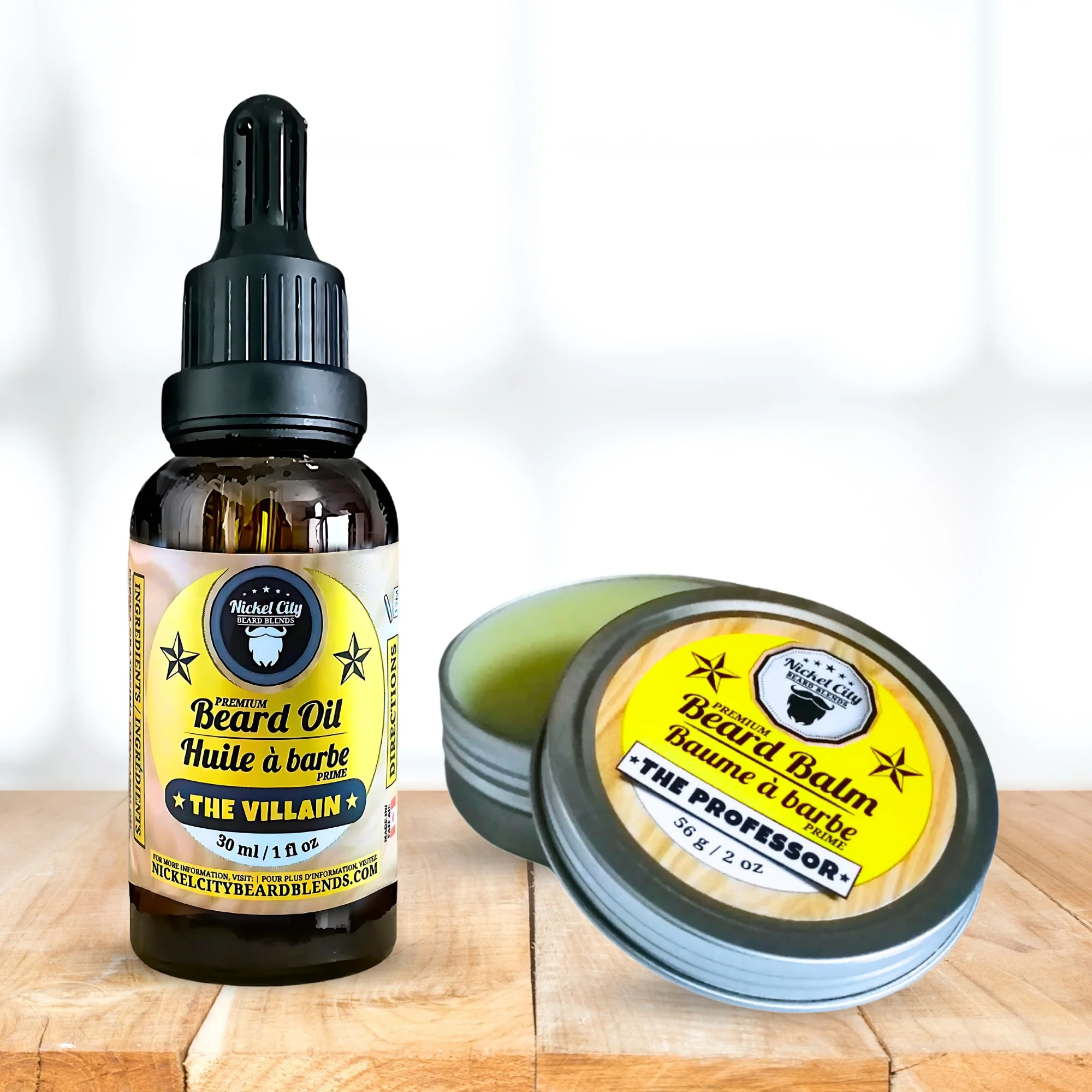 Duality Beard Bundle – Professor x Villain (2-Pack: Oil + Balm) | Balance of Order & Chaos - Image 2