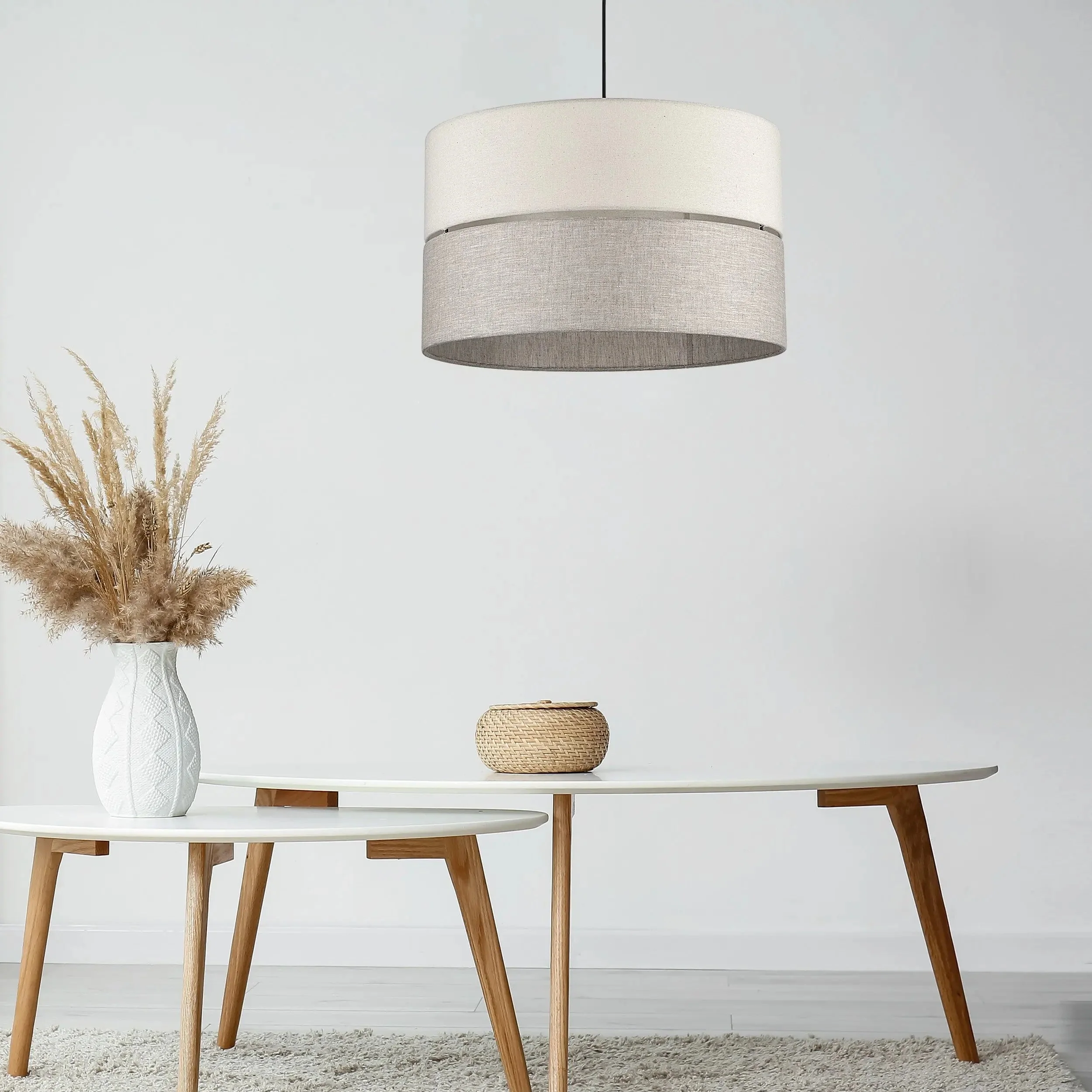 ECO Scandinavian Pendant Ceiling Light Fixture for Kitchen Island, Dining Room & Living Room – Minimalist Lighting