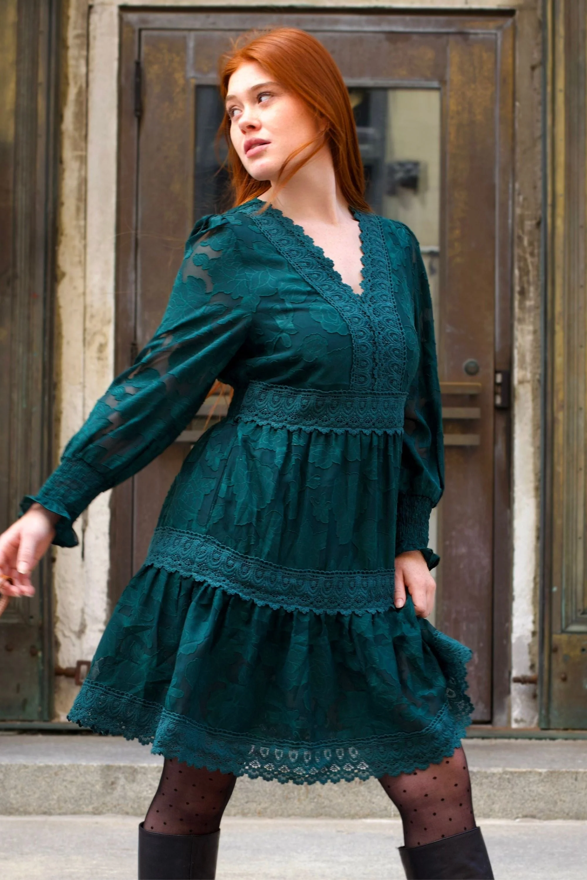Edith Lace Boho Dress - Image 6