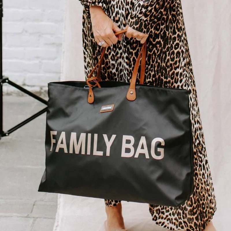Effortlessly Stylish Grey Family Bag - Image 12