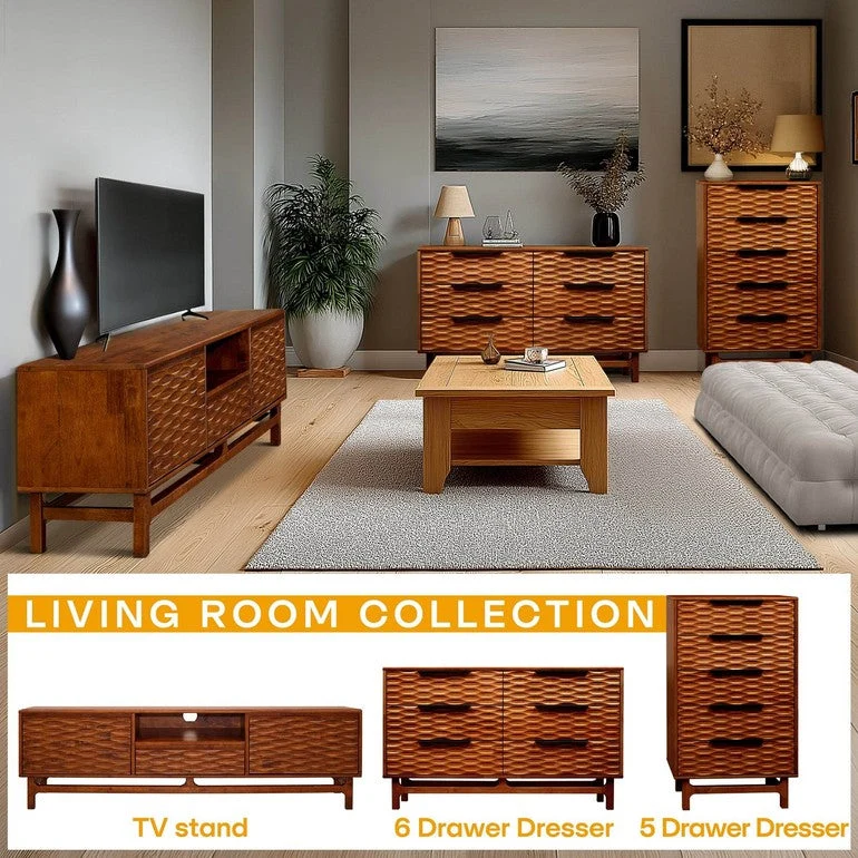 Elara Dresser with 6 Drawers - Image 8