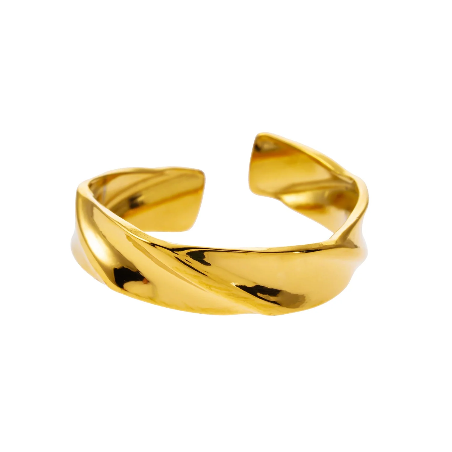 ELIAS Gold: Shapes & Textures Modernist Ring - Image 5