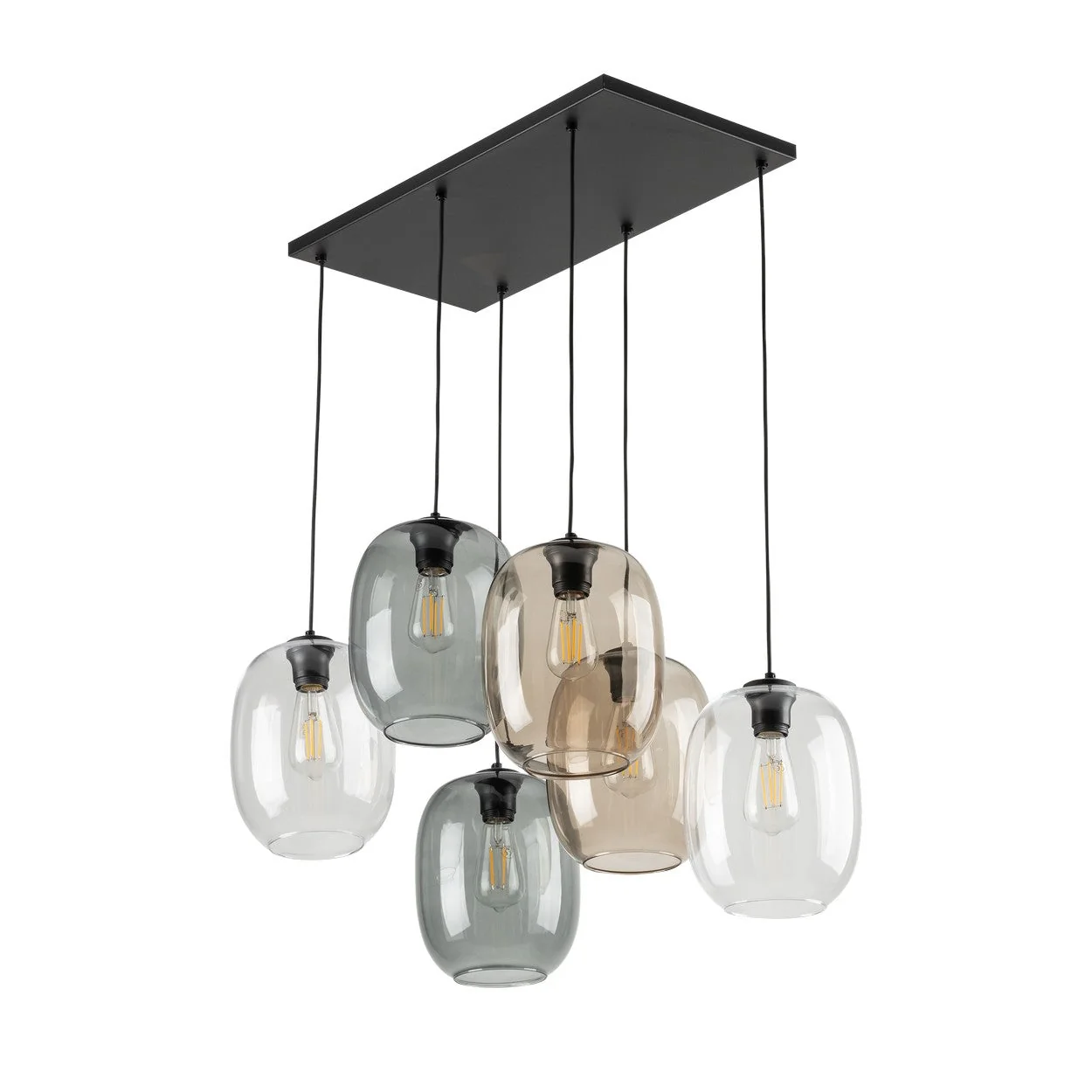 ELIO Mid-Century Modern Pendant Ceiling Light Fixture for Kitchen Island, Dining Room & Living Room - Image 6