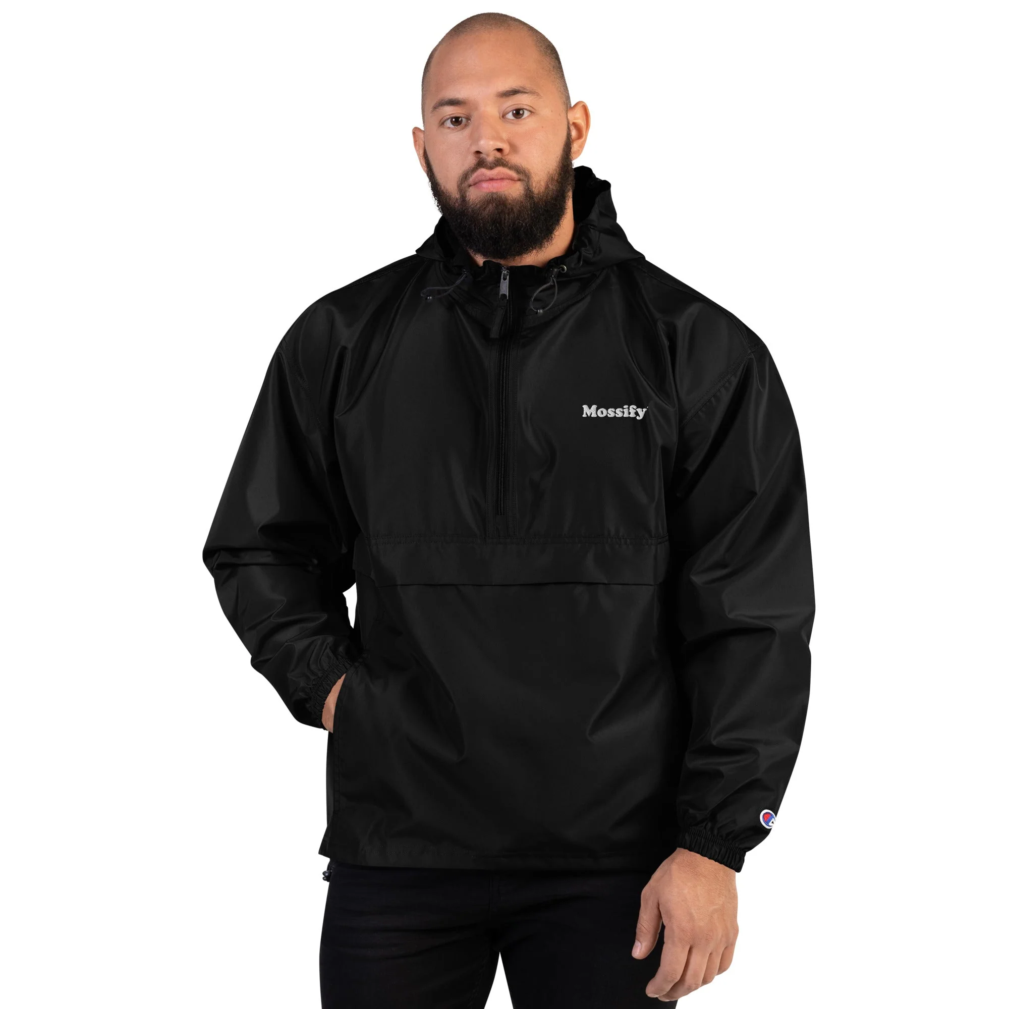 Embroidered Mossify / Champion Packable Jacket - Image 6