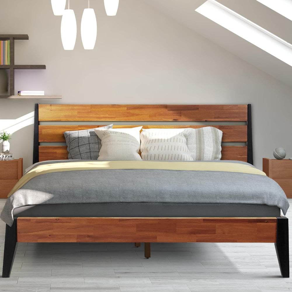 Emery Deluxe Wood Platform Bed Frame - Image 11