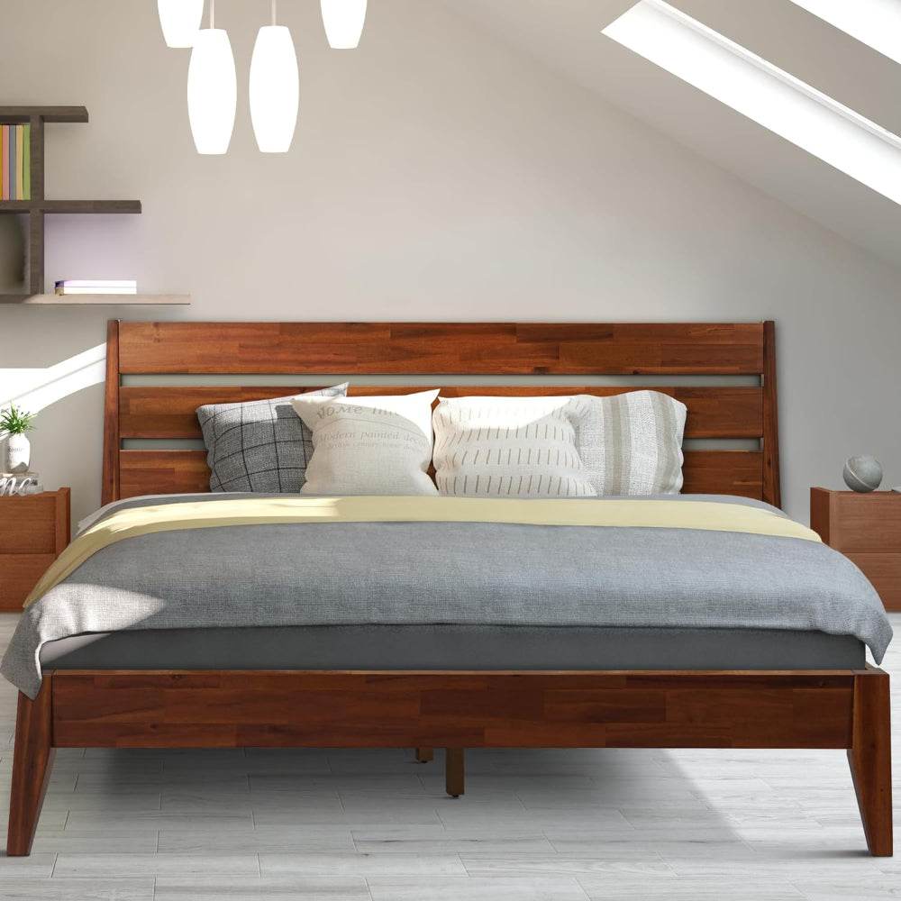 Emery Deluxe Wood Platform Bed Frame - Image 12