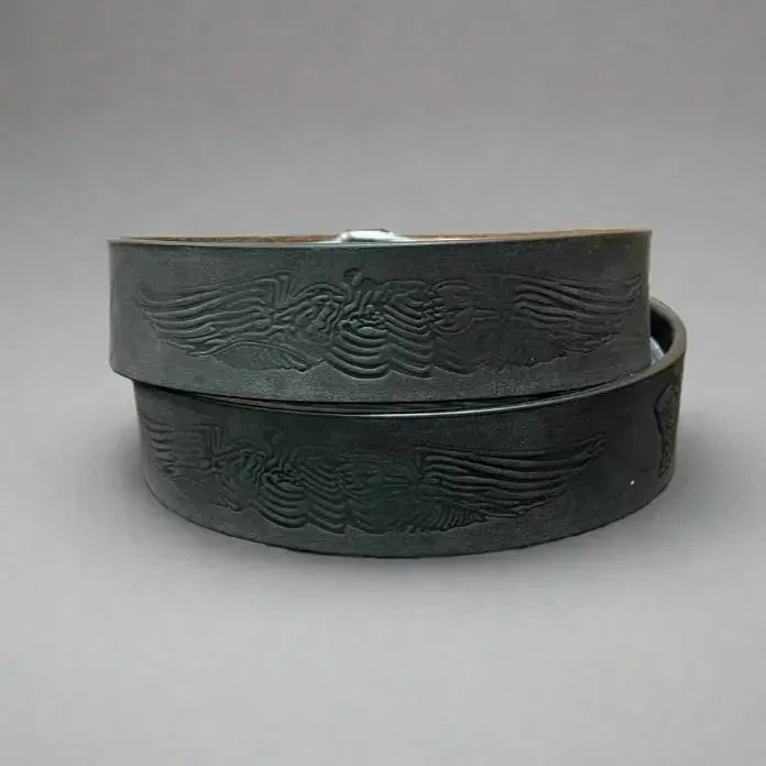 Engine Eagle Removable Buckle Leather Belt - Image 2