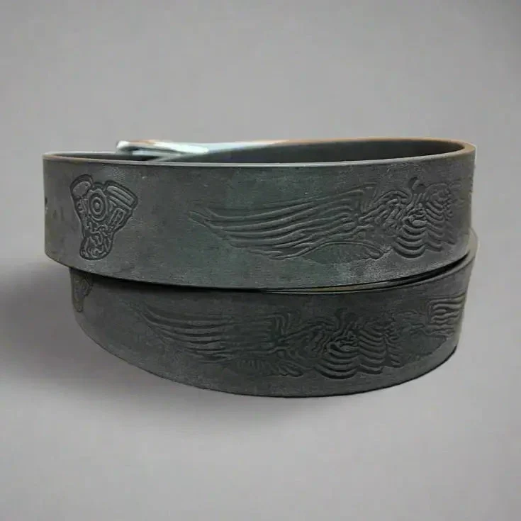 Engine Eagle Removable Buckle Leather Belt - Image 3