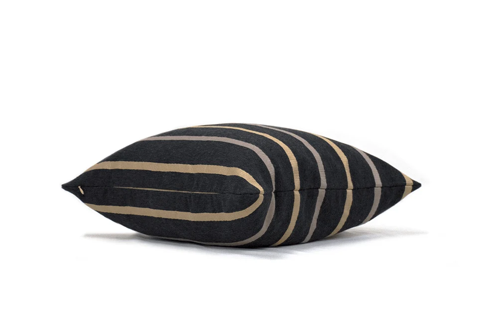 Espresso Stripe Cushion Cover - Image 3