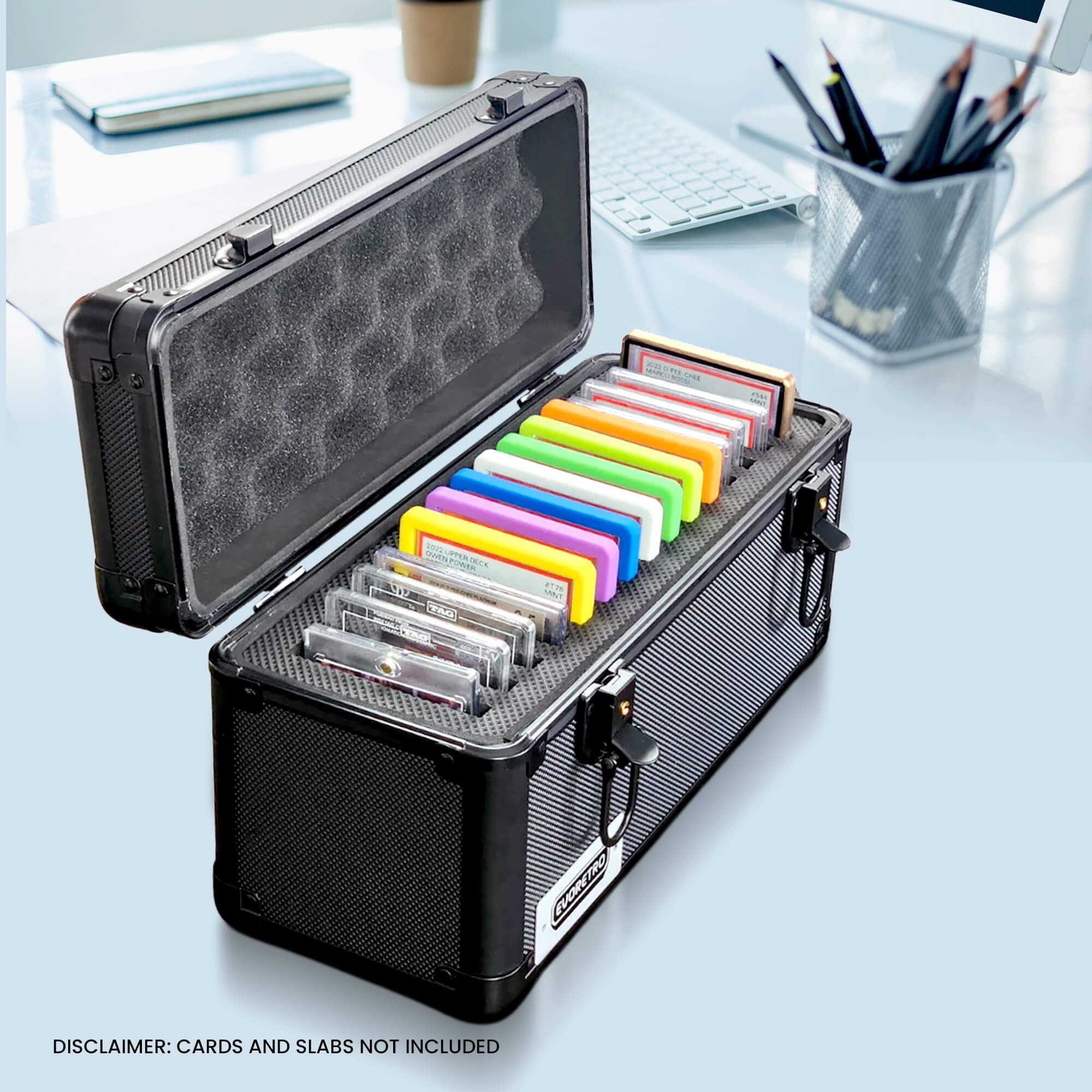 EVORETRO Graded Card Storage Case 15-Slot | Black - Image 4