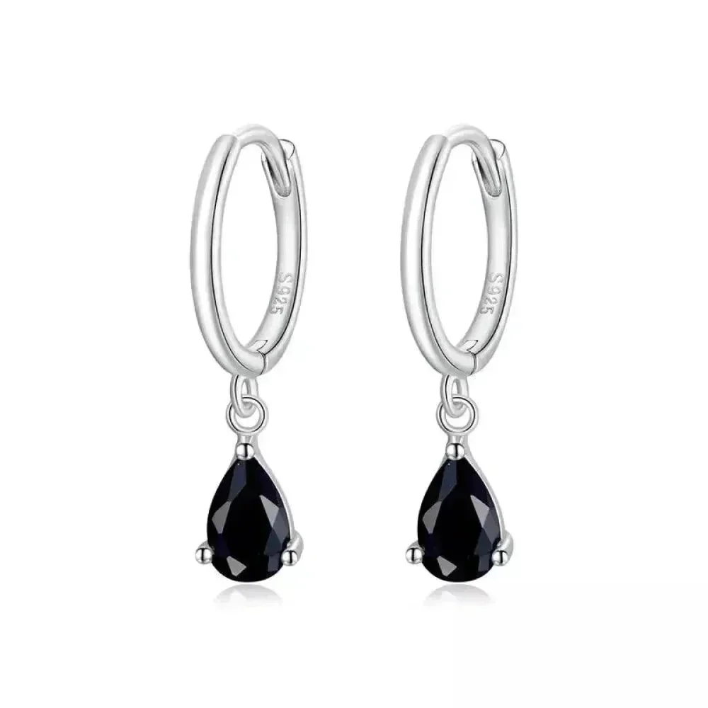 Exquisite Ishwar Water Drop Earrings | 925 Sterling Silver | 4 Colors | Statement Jewelry Sce1018 - Image 7