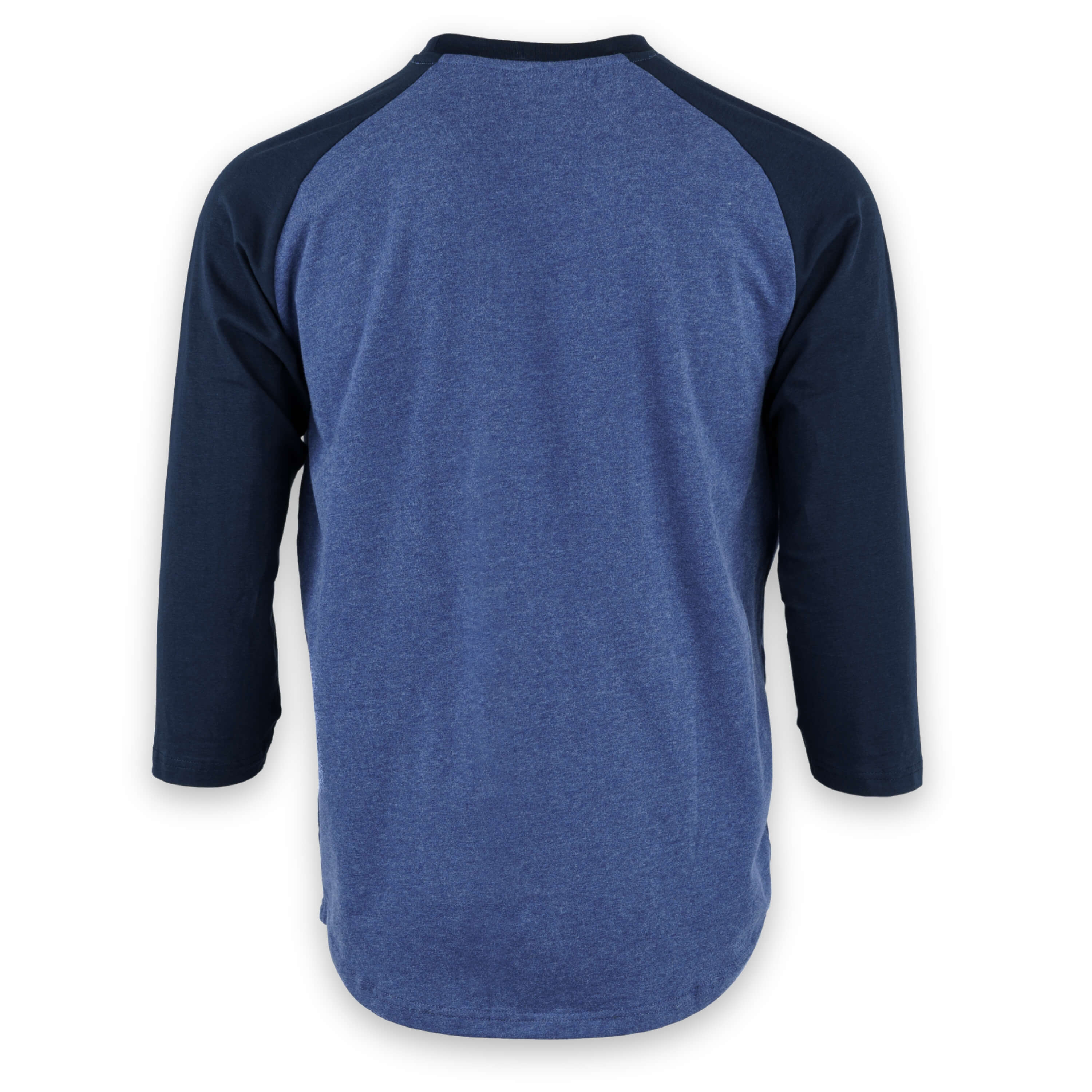 FA Raglan 3/4 (Navy / Heather Blue) - Image 2