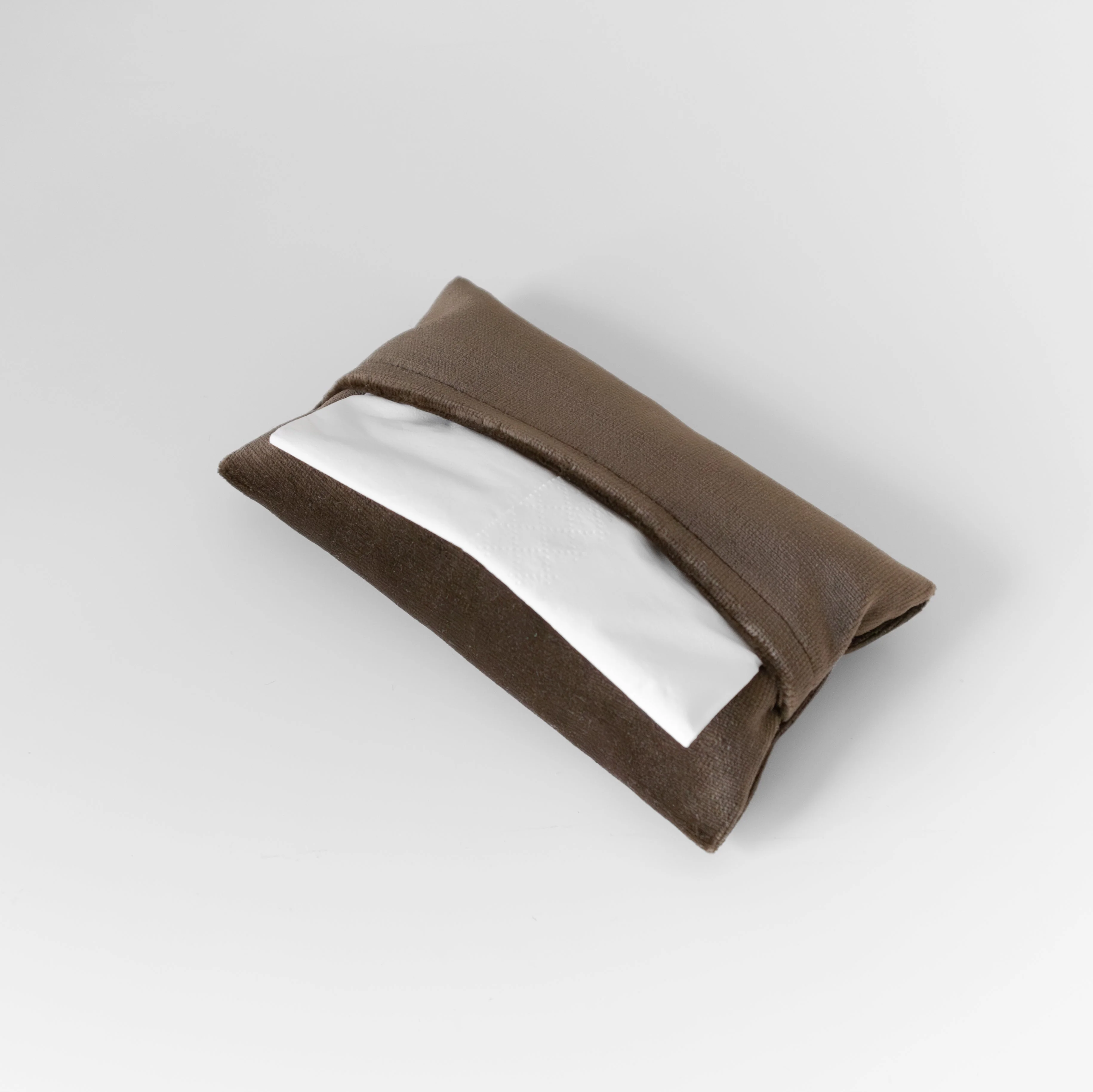 Fabric Tissue Holder | Pocket Size (Small) | Olive - Image 2