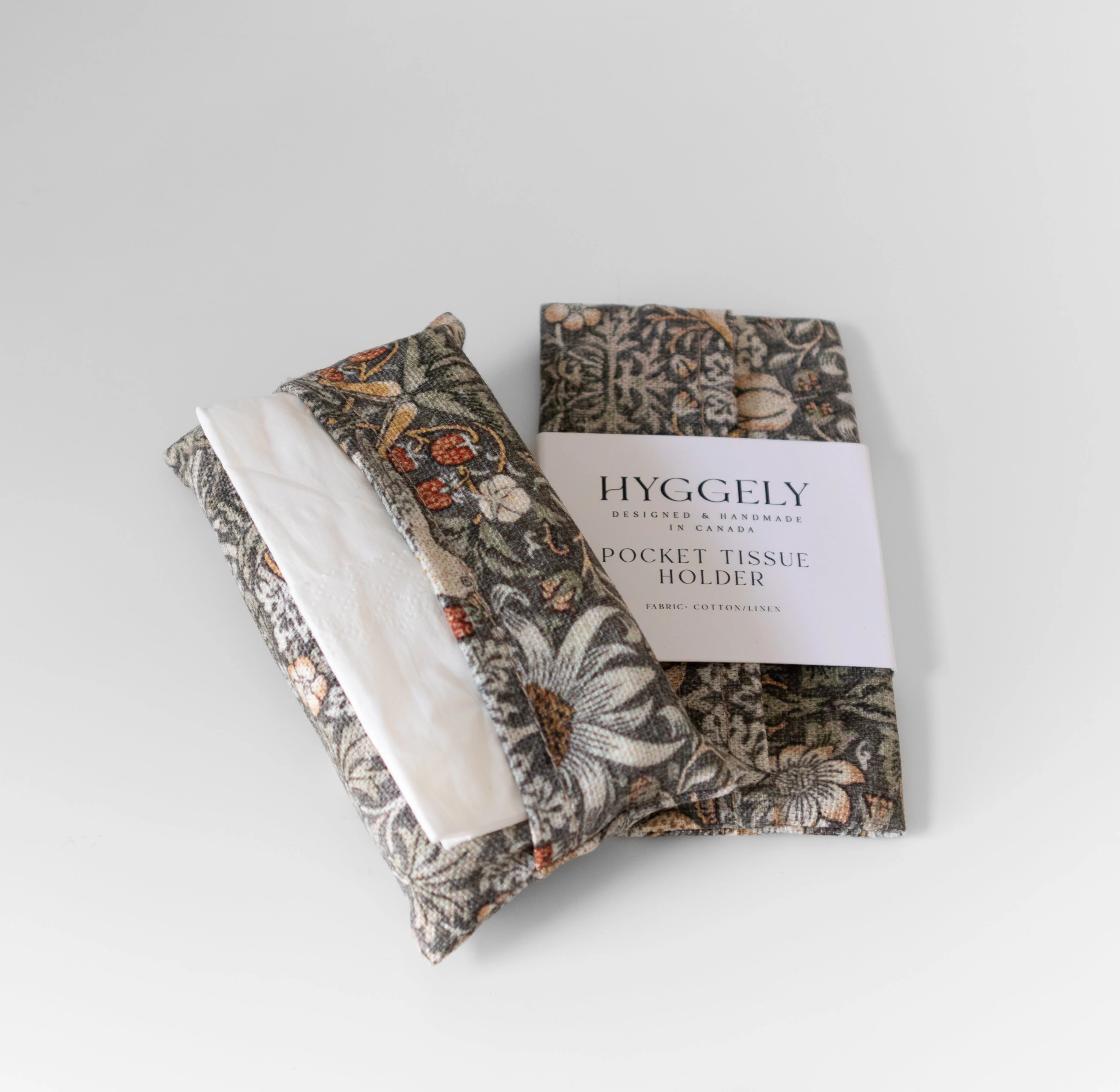 Fabric Tissue Holder | Pocket Size (Small) | Thalia - Image 2