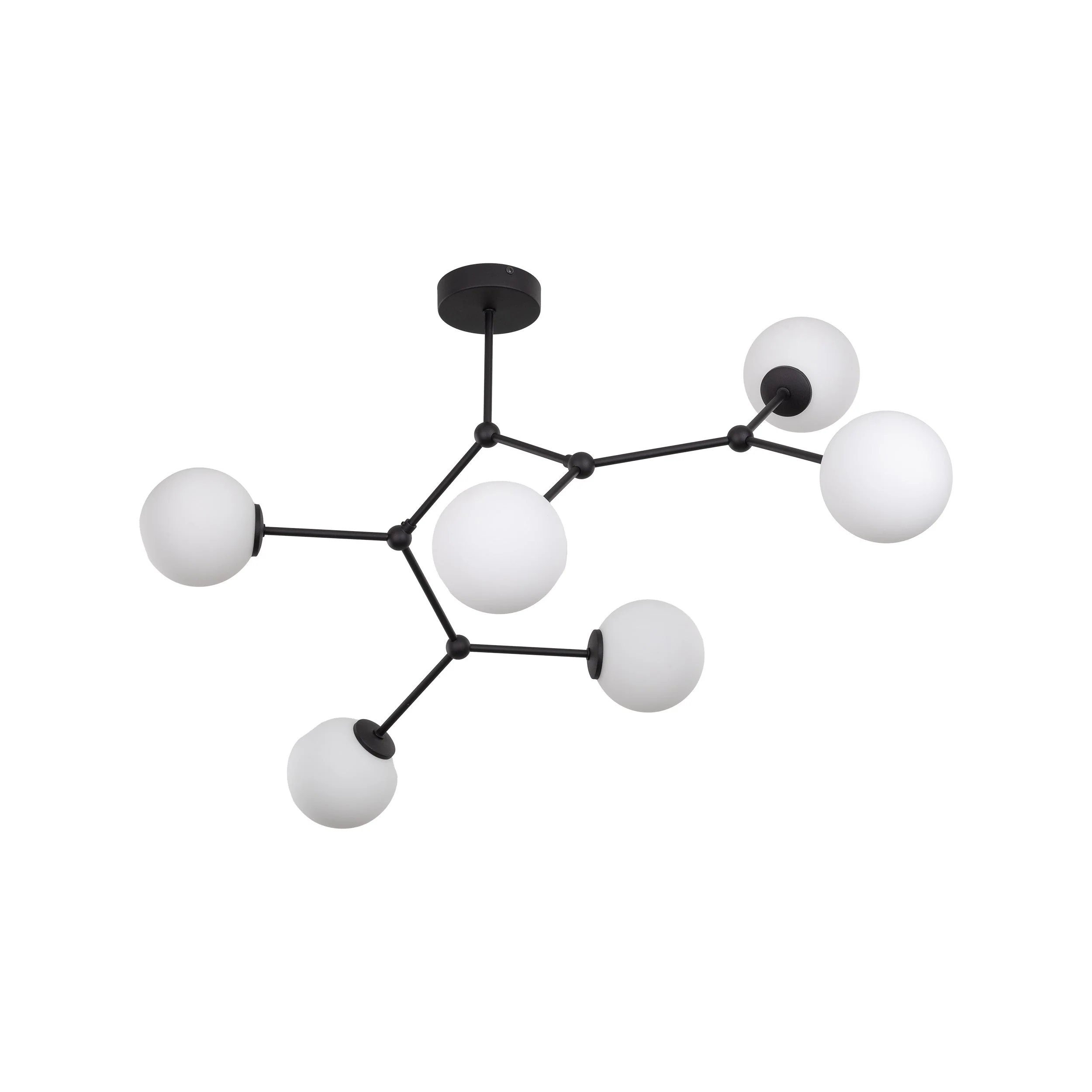 FAIRY Black 6-Light Scandinavian Ceiling Lamp for Living Room & Dining Room - Image 10