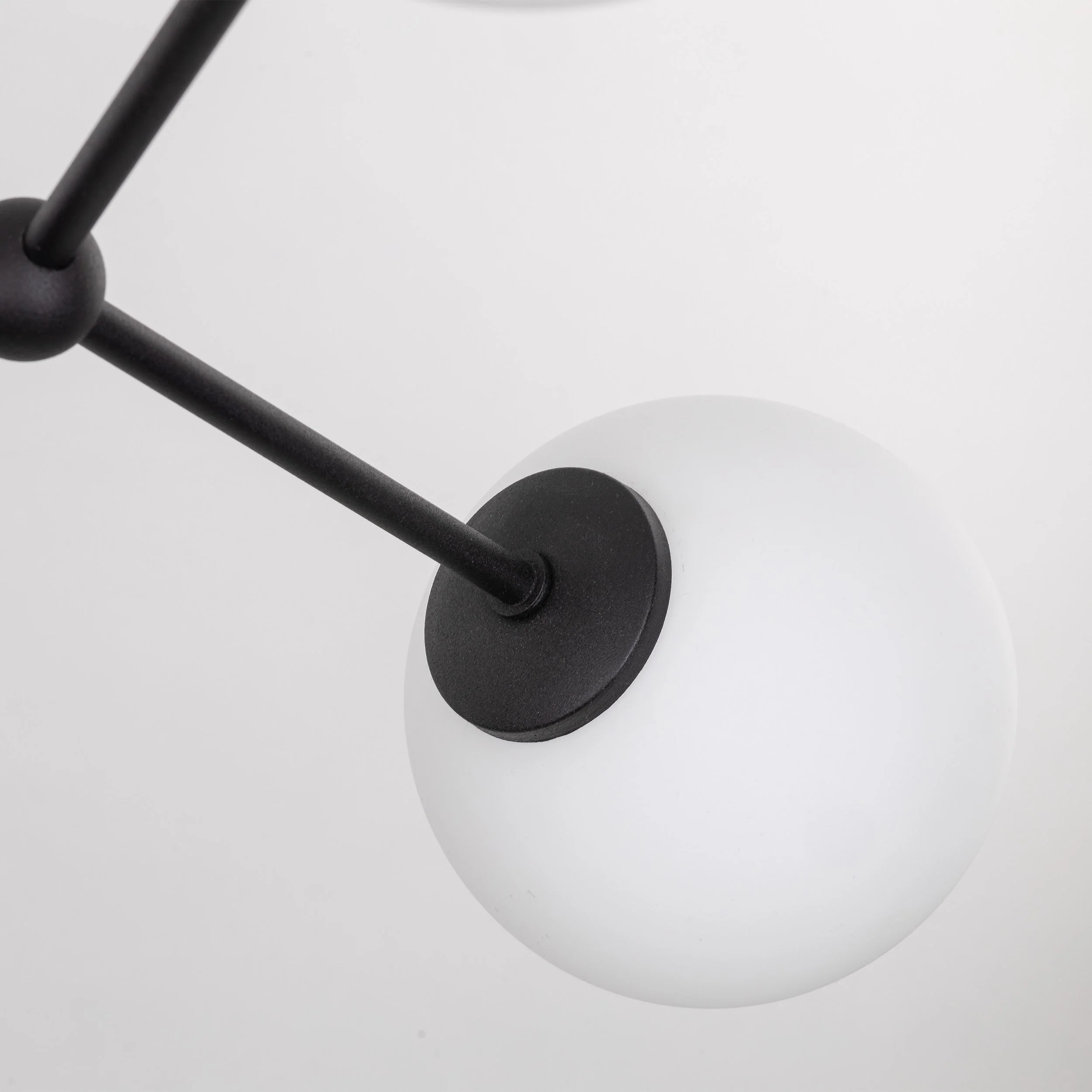 FAIRY Black 6-Light Scandinavian Ceiling Lamp for Living Room & Dining Room - Image 9