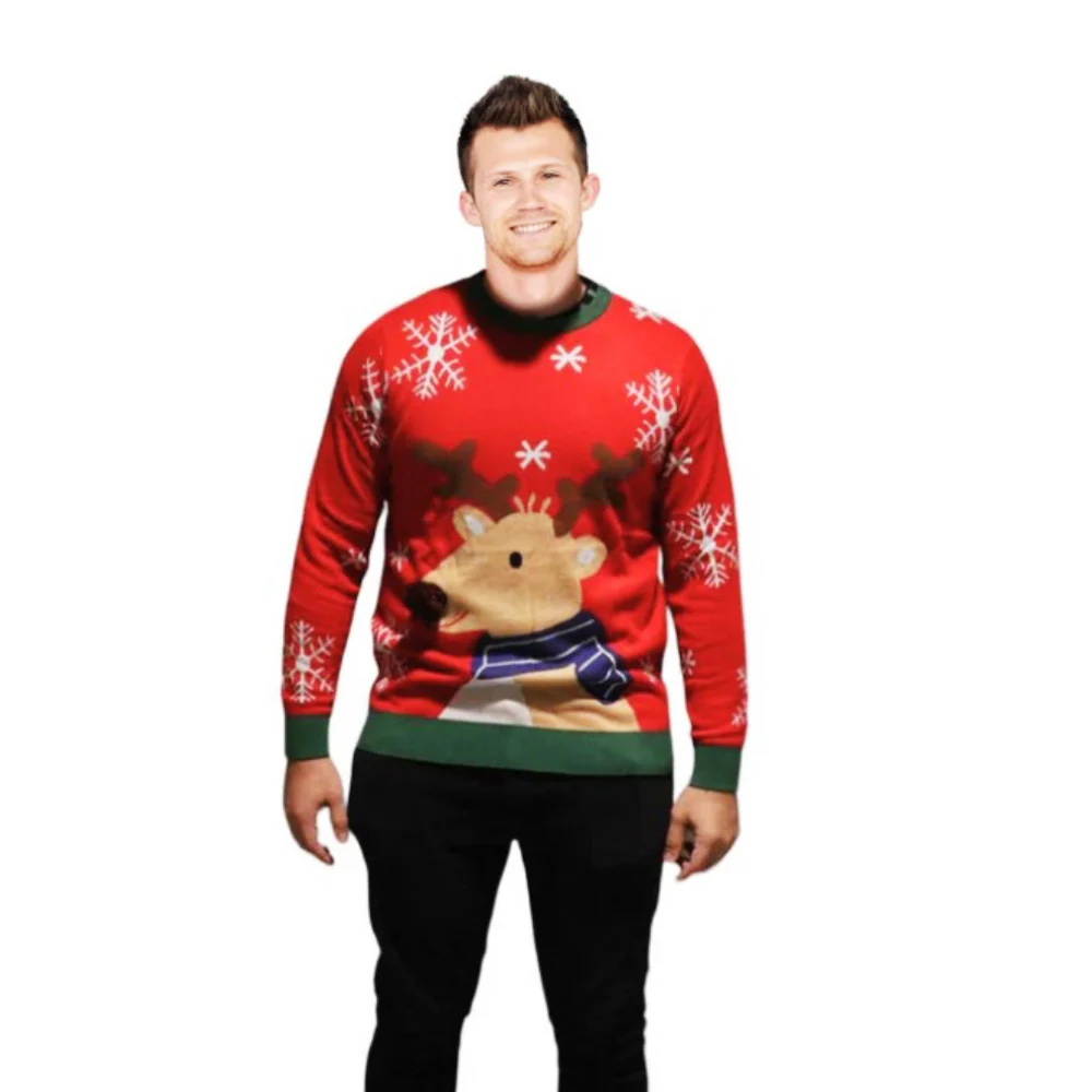 Family Bundle - Reindeer Sweater With a Pompom - Image 4