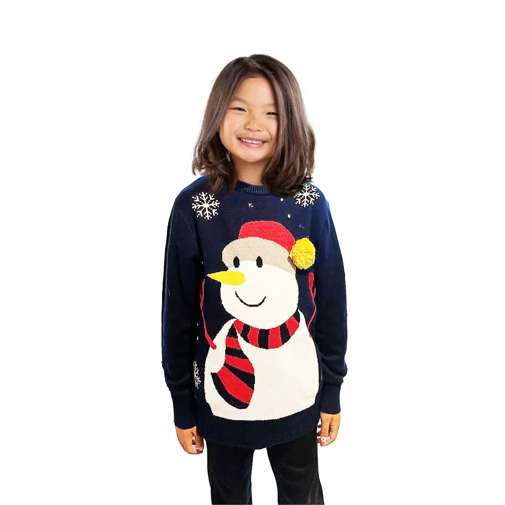 Family Bundle - Snowman Sweater With a Pompom - Image 2