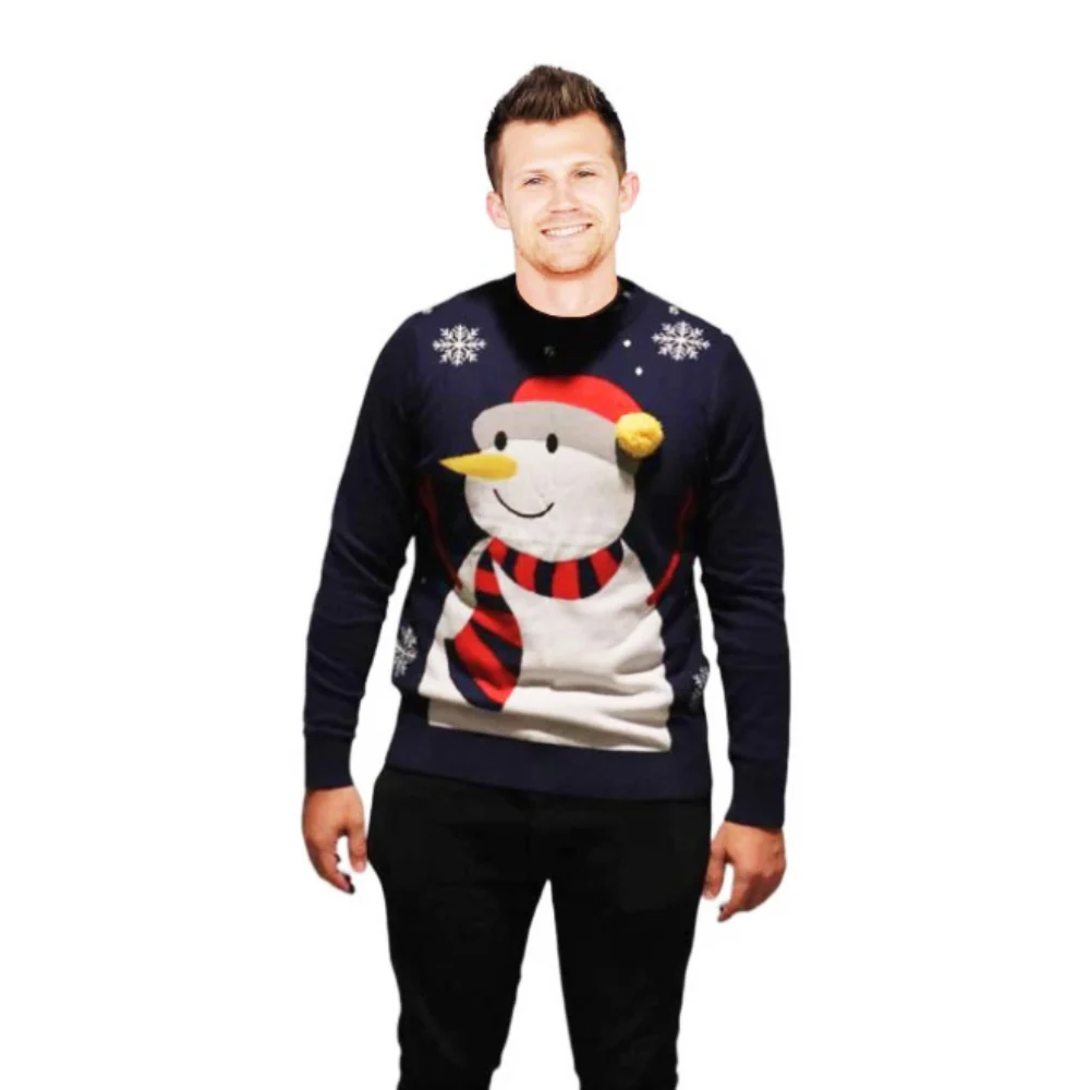 Family Bundle - Snowman Sweater With a Pompom - Image 3
