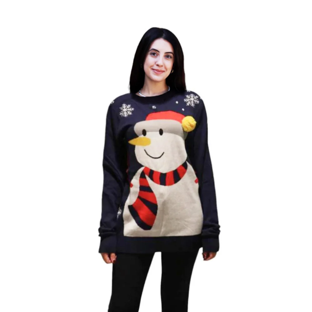 Family Bundle - Snowman Sweater With a Pompom - Image 4
