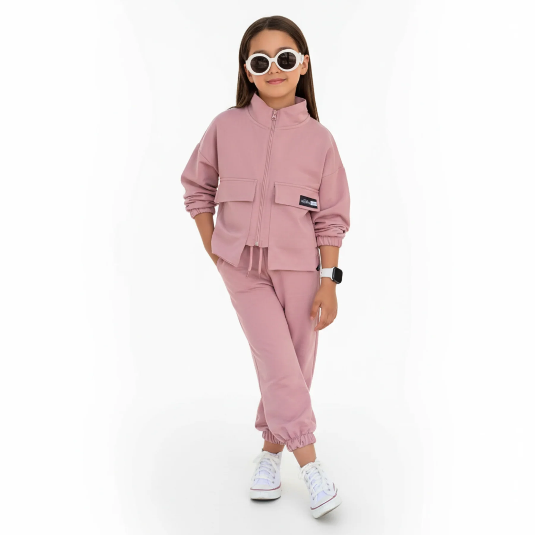 Fancy Pockets Girls Casual Set - Image 3