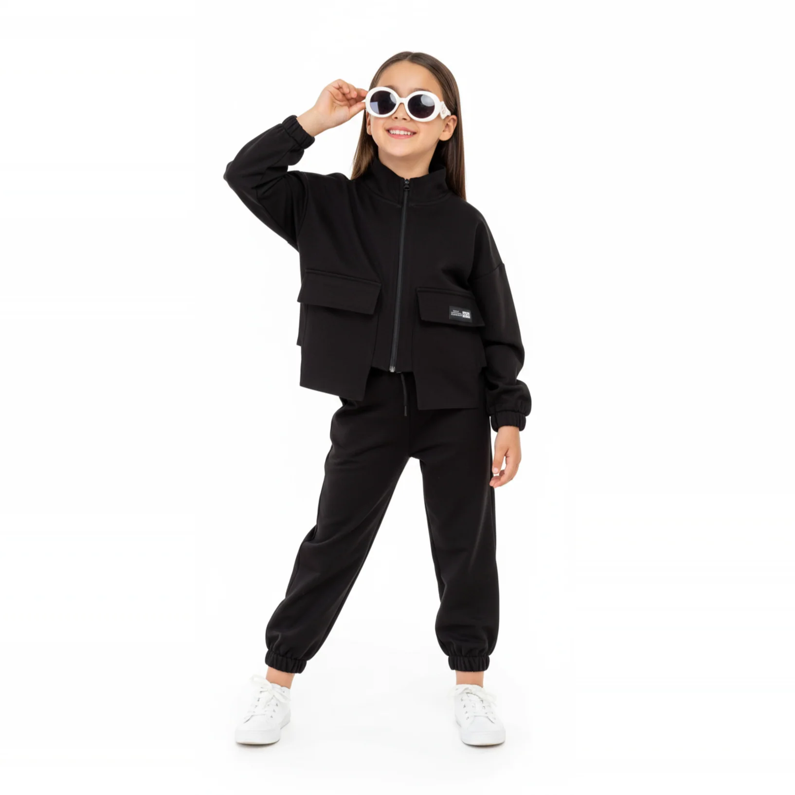 Fancy Pockets Girls Casual Set - Image 5