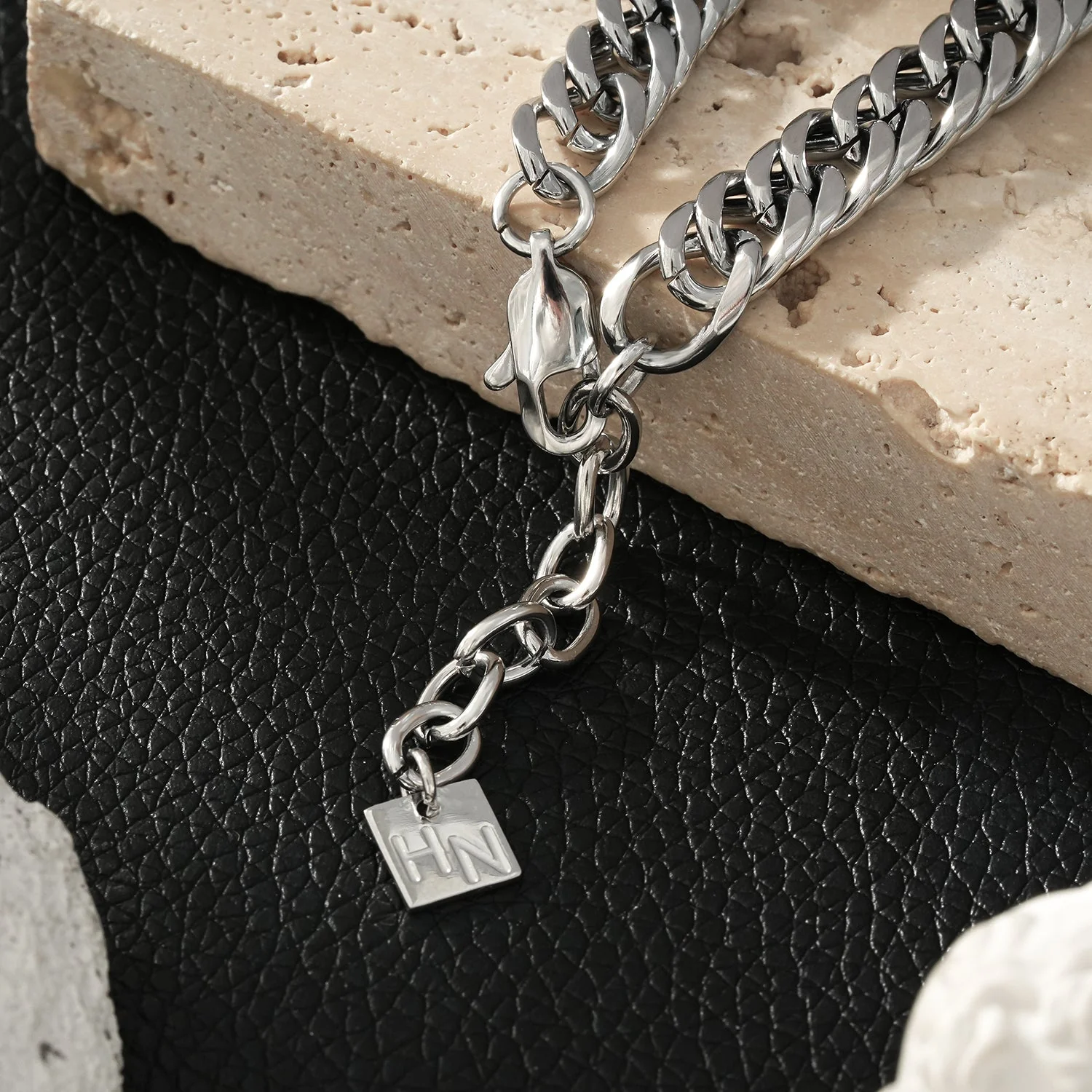 FARAJI: Unisex Chunky Silver Bracelet - Bold & Stylish - Unapologetically You! - Image 5