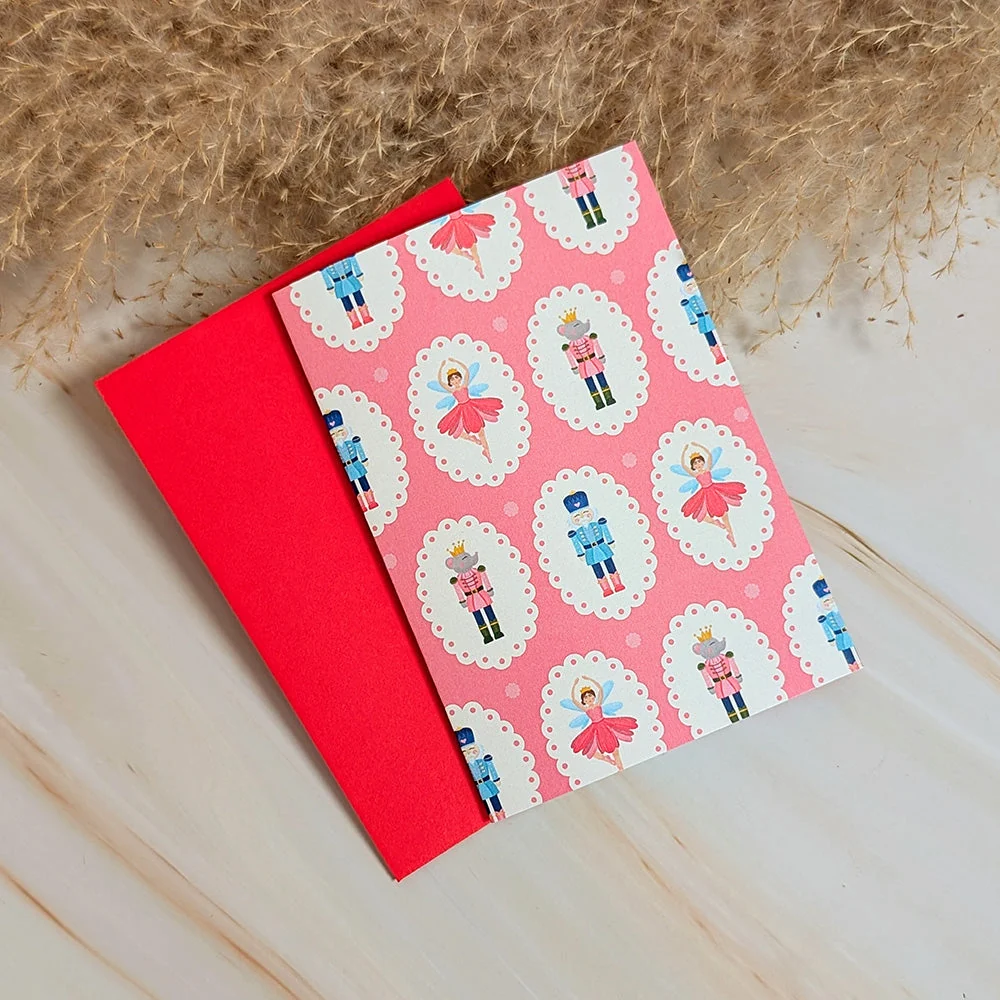 Festive Nutcracker Friends Mini Holiday Card - Image 2