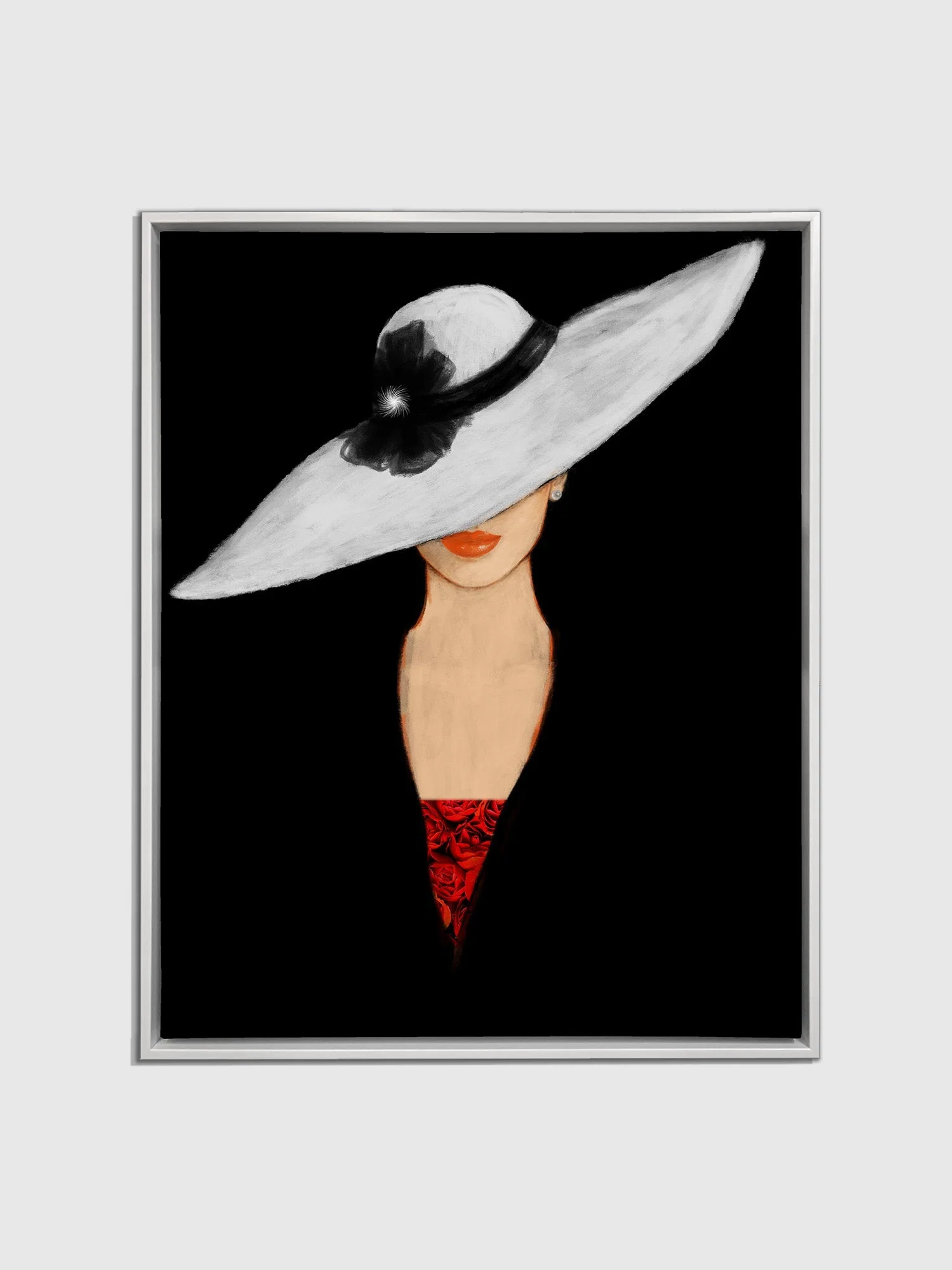 Fine Art- Canvas Print The hat-Wall art - Image 4