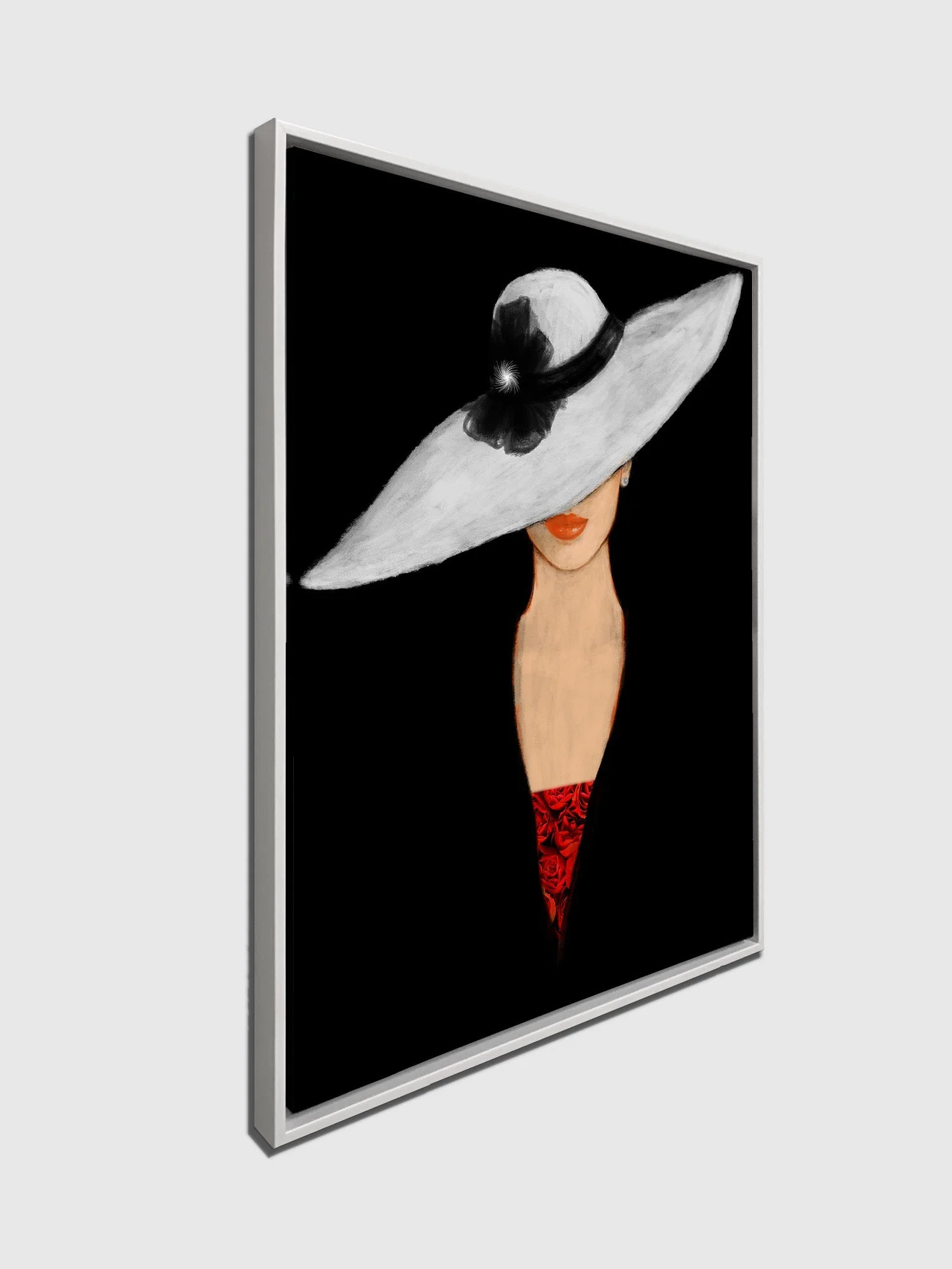 Fine Art- Canvas Print The hat-Wall art - Image 6