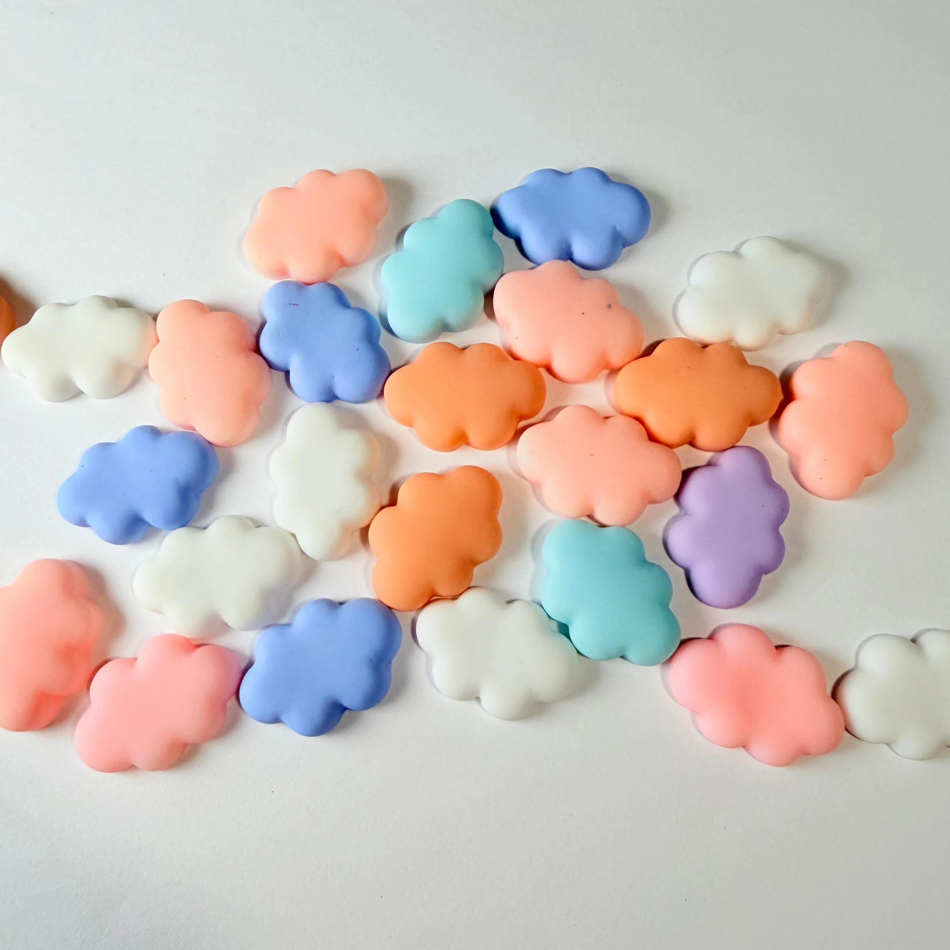 Flat Cloud Charms for DIY Crafts - Image 2