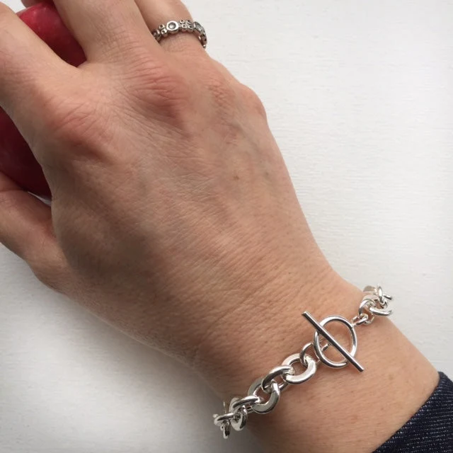 Flat Oval Bracelet - Image 3