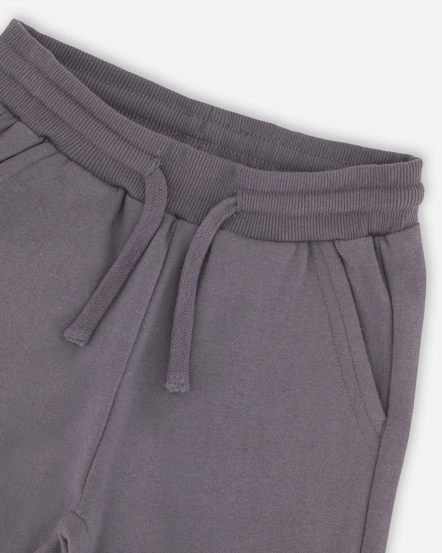 Fleece Sweatpants With Pockets Dark Gray - Image 4