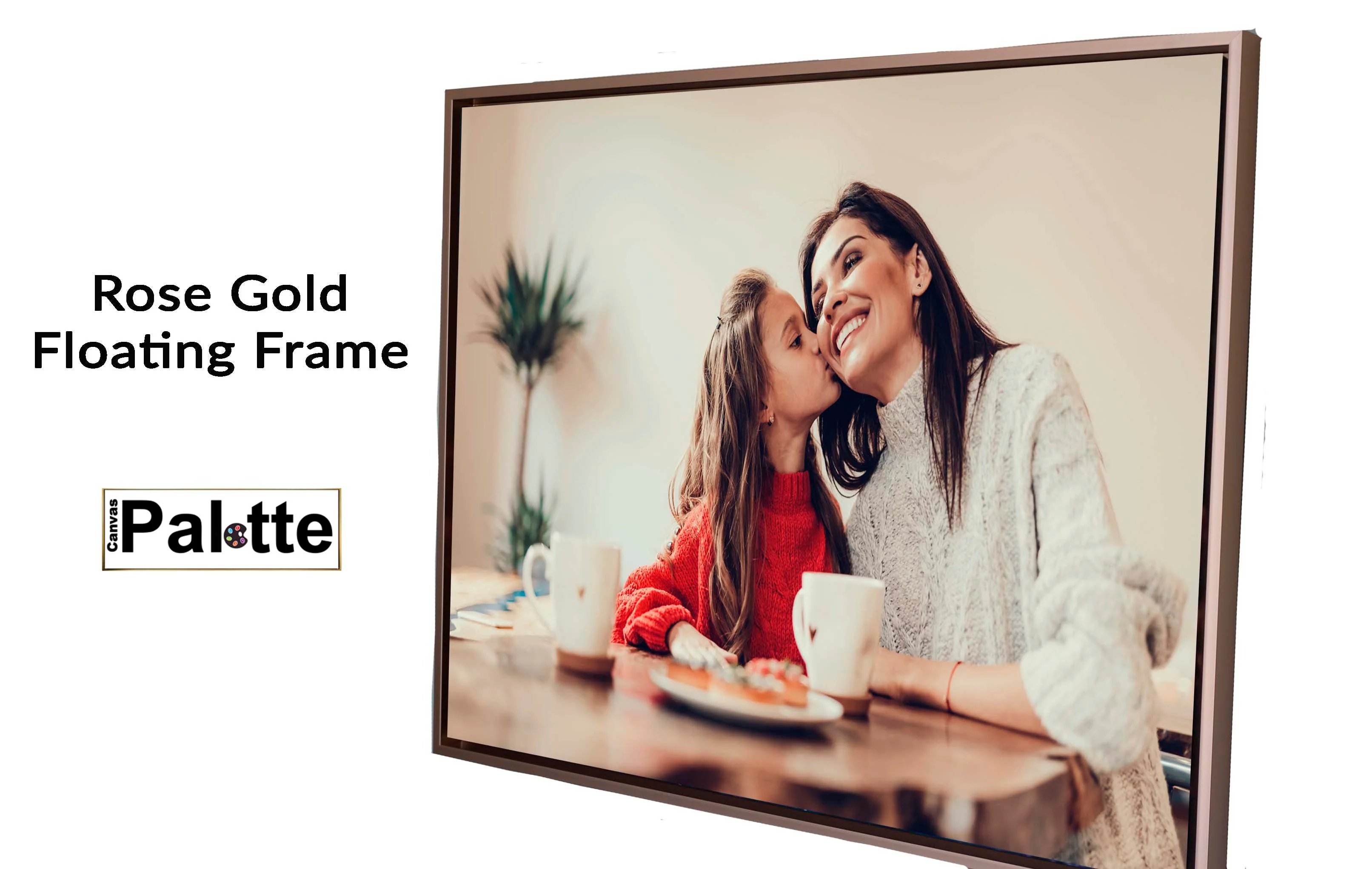 Floating Frame Rose Gold - Image 4