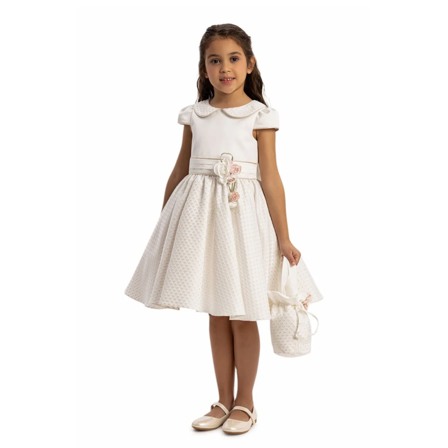 Flora Elegance Girls Formal Dress - Image 2