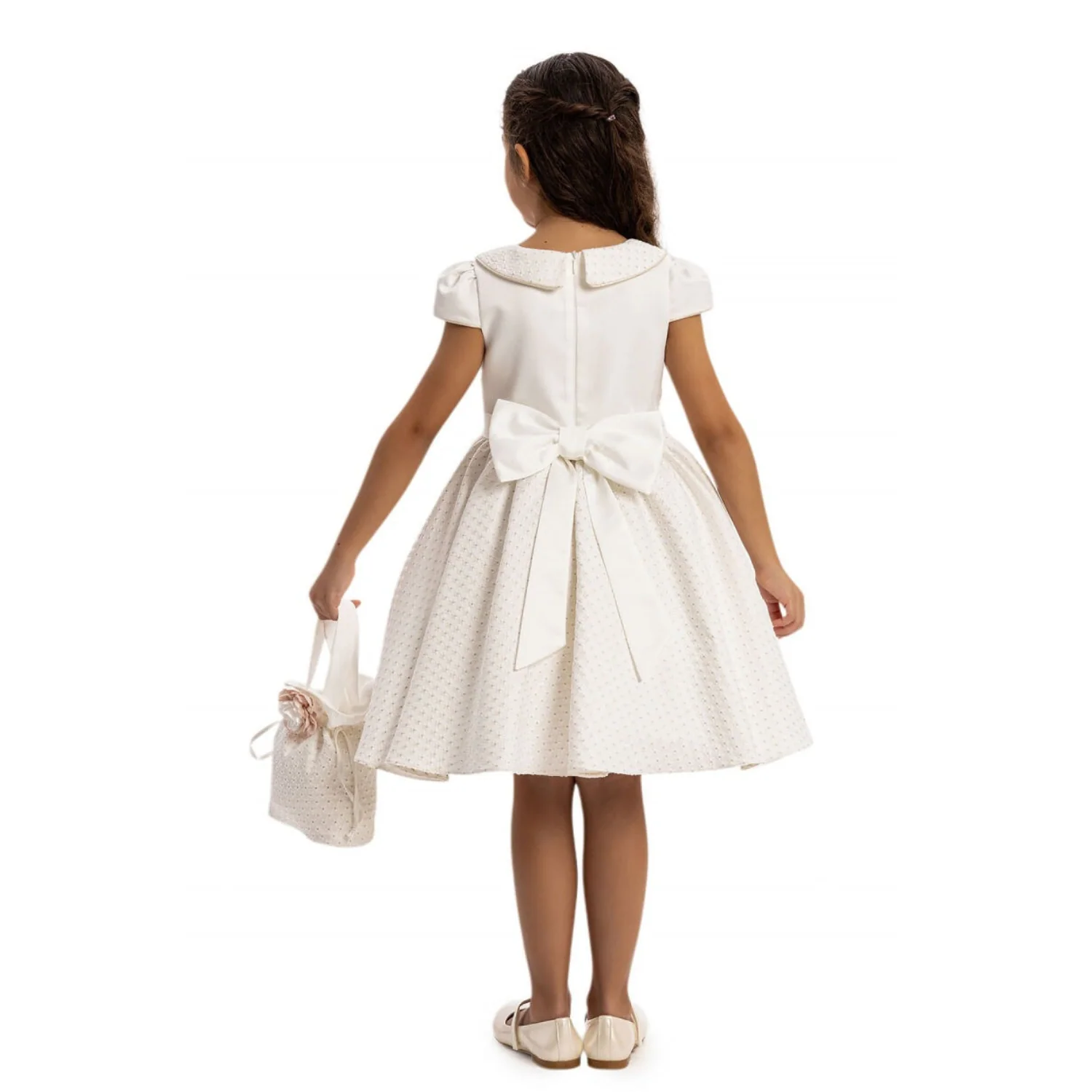 Flora Elegance Girls Formal Dress - Image 4