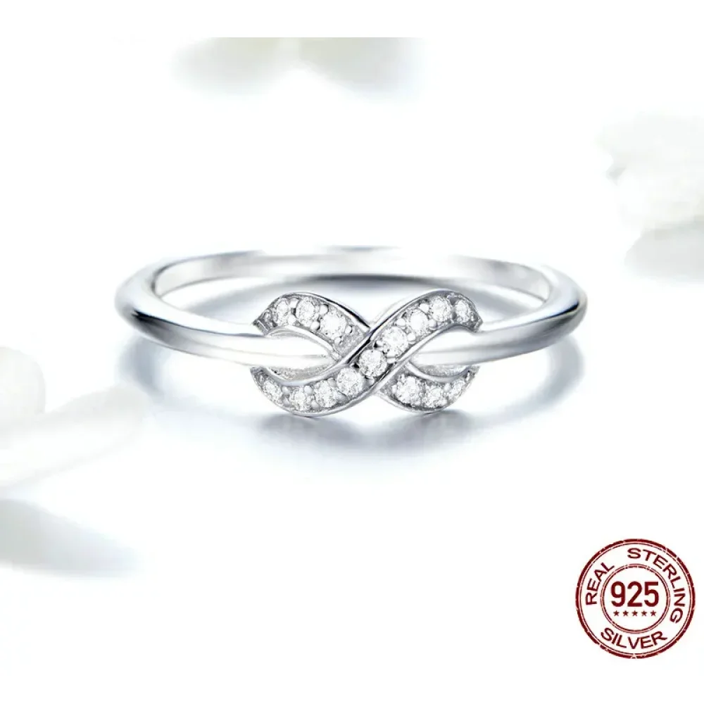 Sterling Silver Infinity Ring (Forever Bound) - Image 3