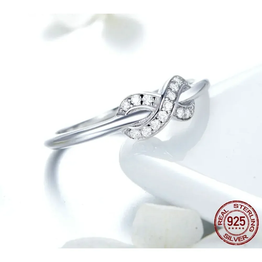 Sterling Silver Infinity Ring (Forever Bound) - Image 4