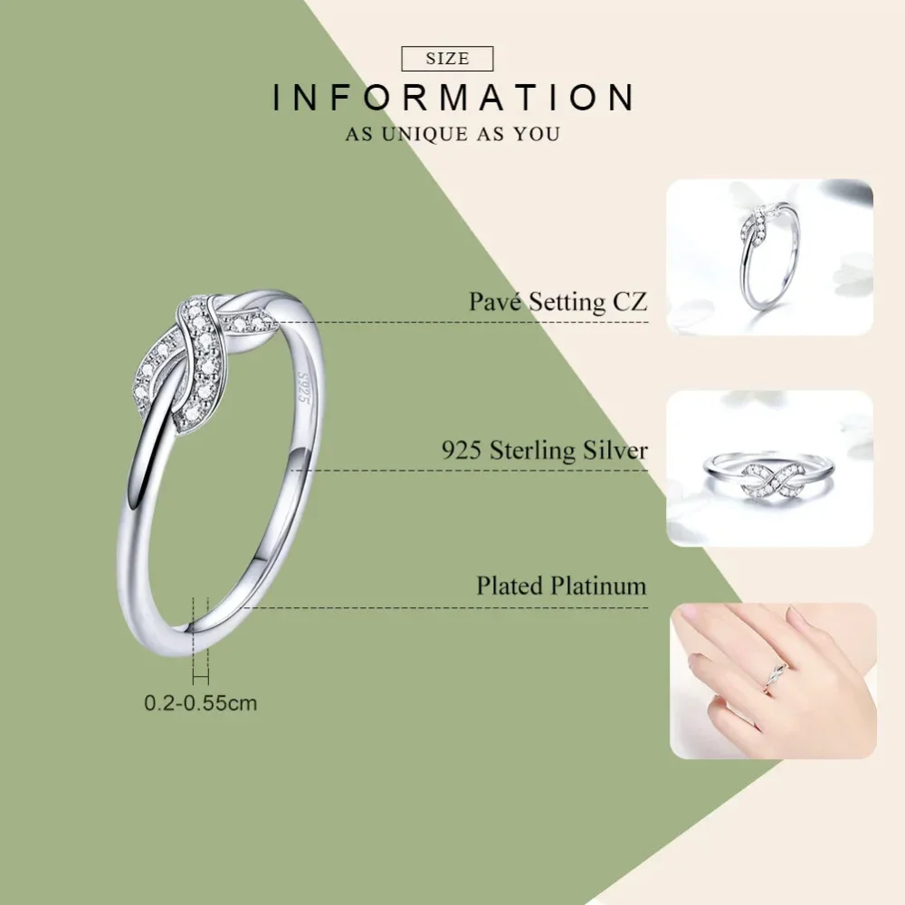 Sterling Silver Infinity Ring (Forever Bound) - Image 5