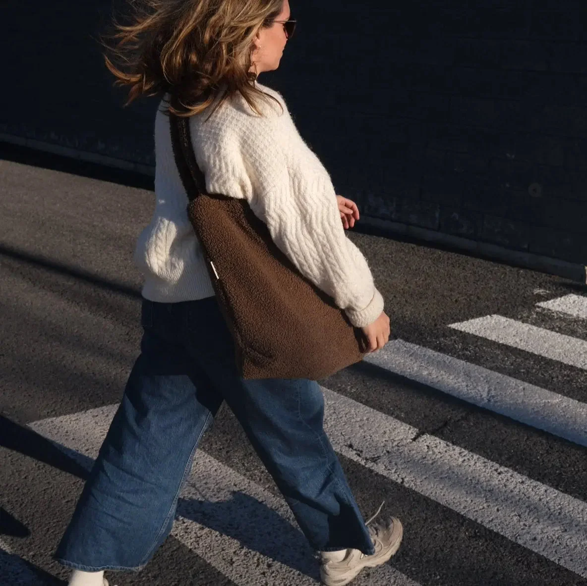 Sac fourre-tout en teddy | Doublure polar | Aimanté - Image 8