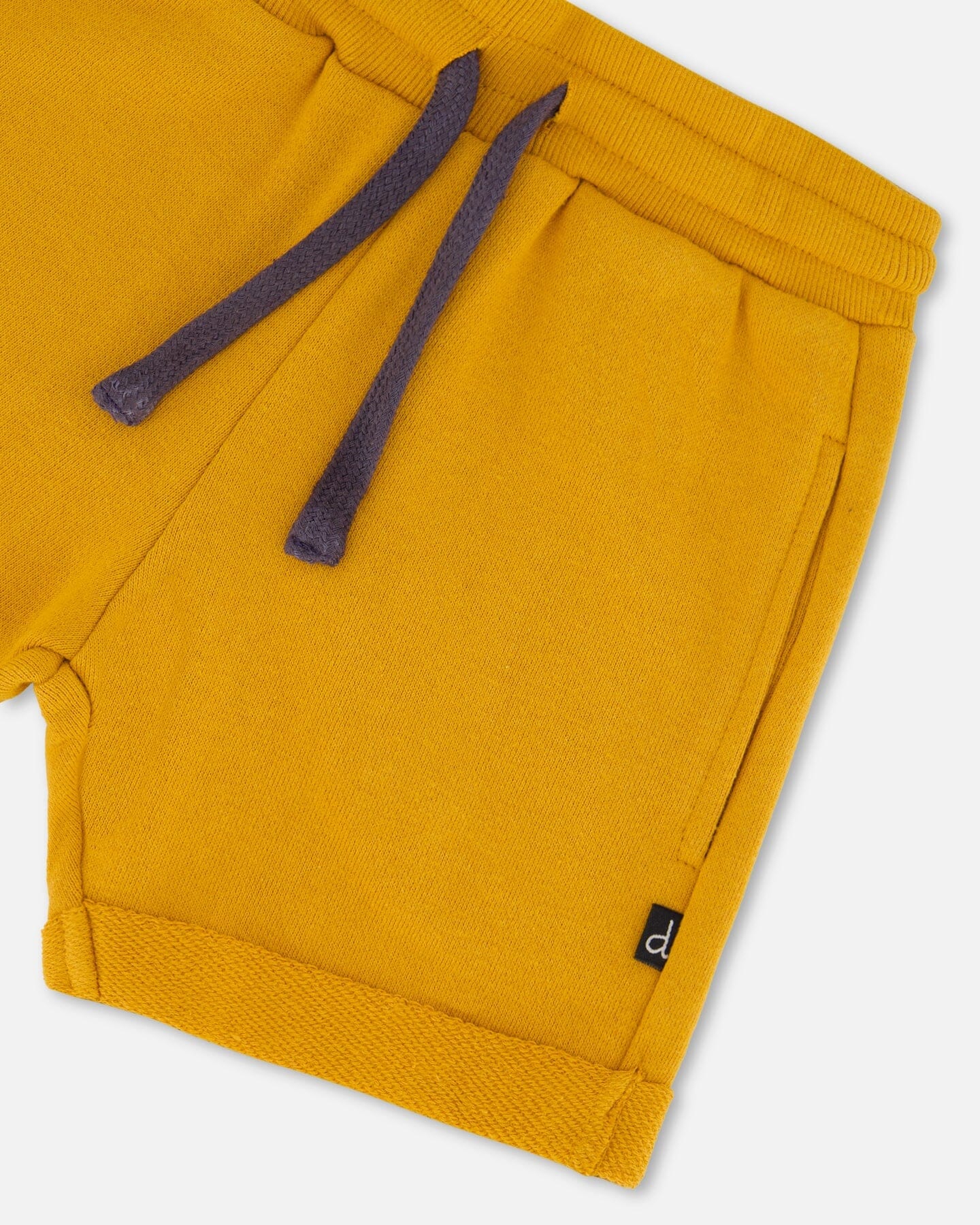French Terry Short Vibrant Orange - Image 5