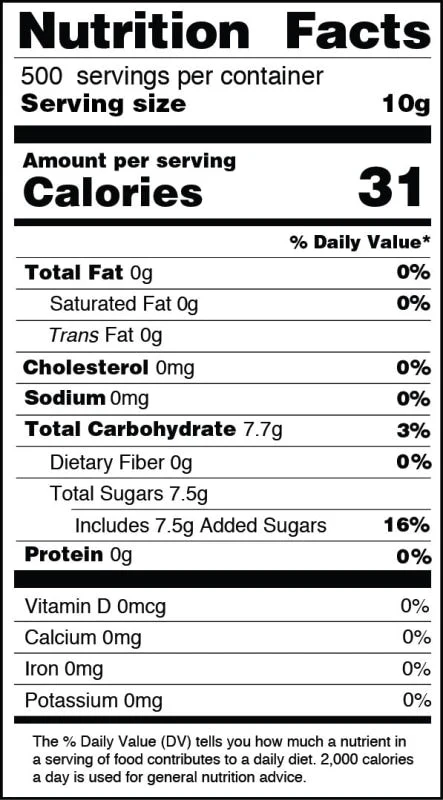 Fructose (5kg) | Sweetener | Bossen Canada | Ships Free Within Canada on Orders Above CAD $199 - Image 3