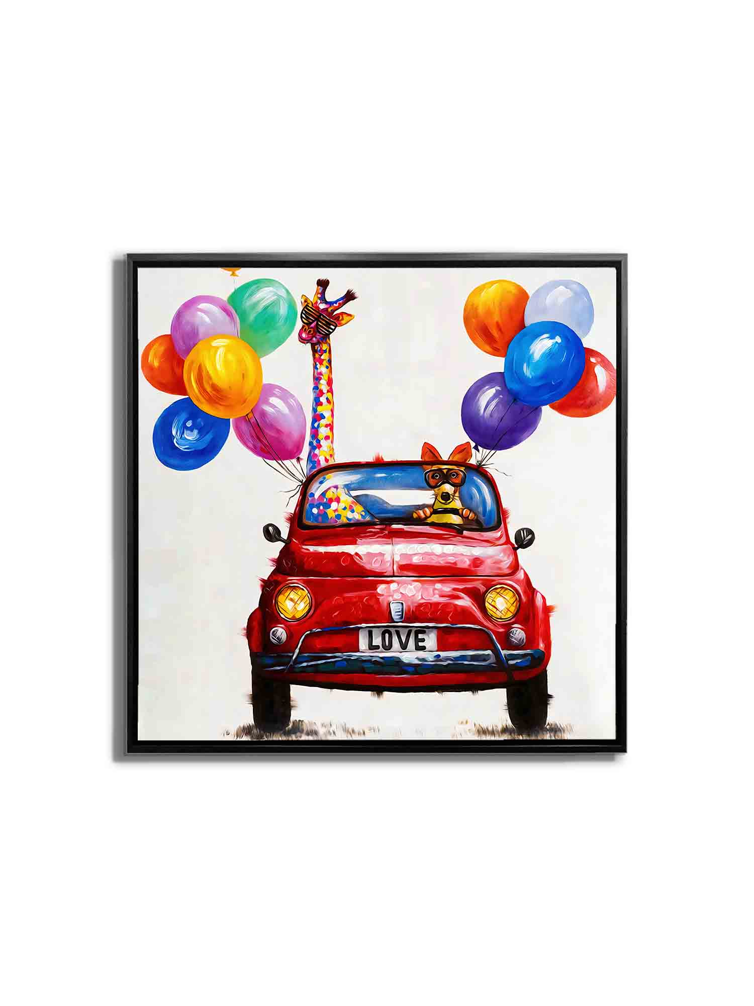 Fun Fun Fun 36" x 36" Fine Art Canvas - Image 3