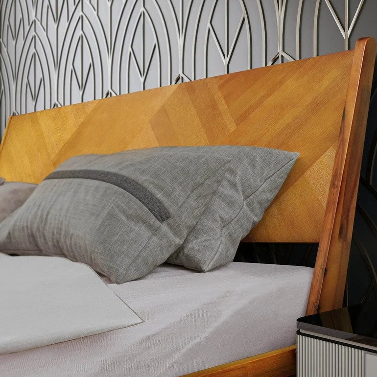 Gazelle Platform Bed Frame With Headboard - Image 4