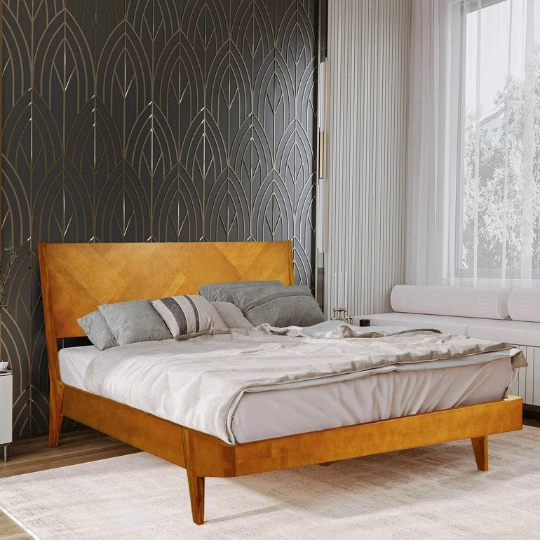 Gazelle Platform Bed Frame With Headboard - Image 7
