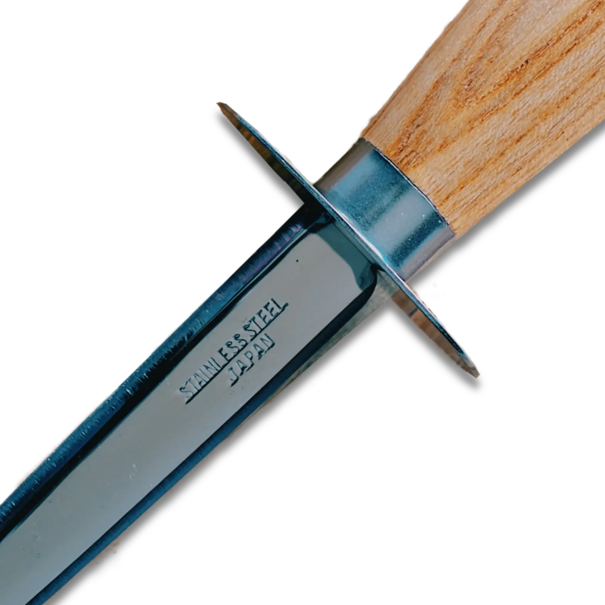 Ginza Steel | Oyster Knife Stainless Steel Wood handle 205mm - Image 3