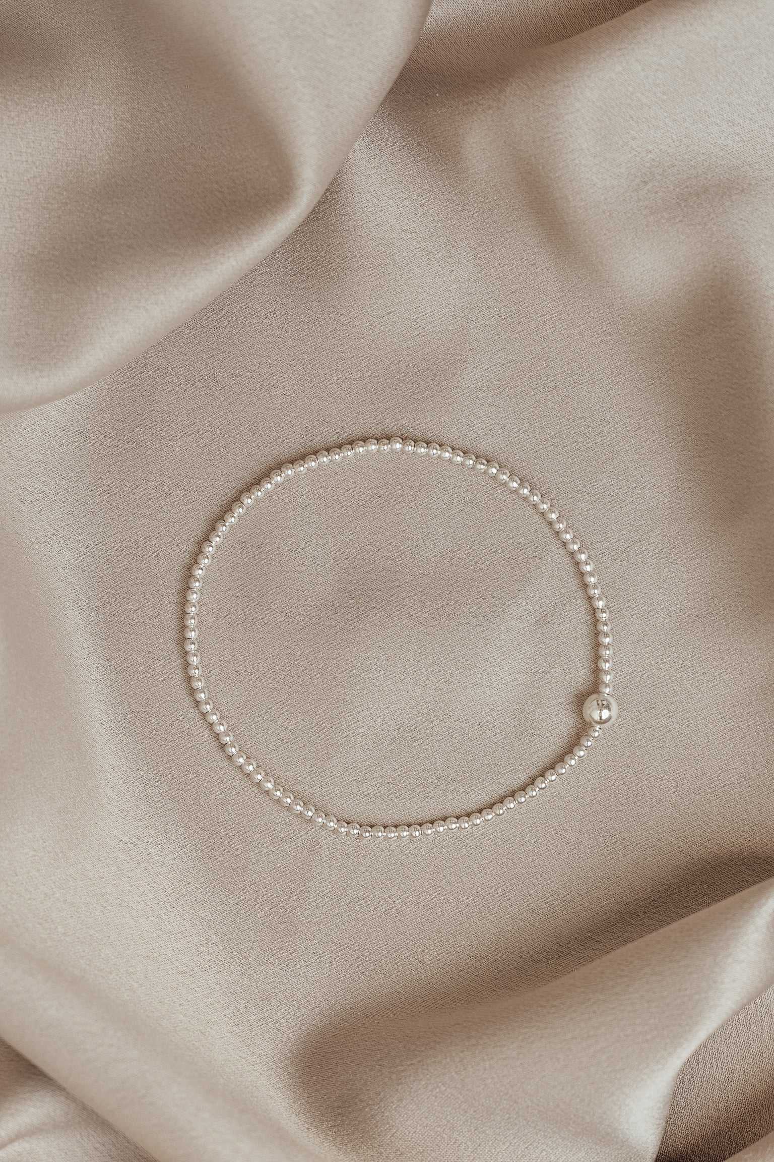 Gold Filled Dainty Stretch Bracelet - Image 11